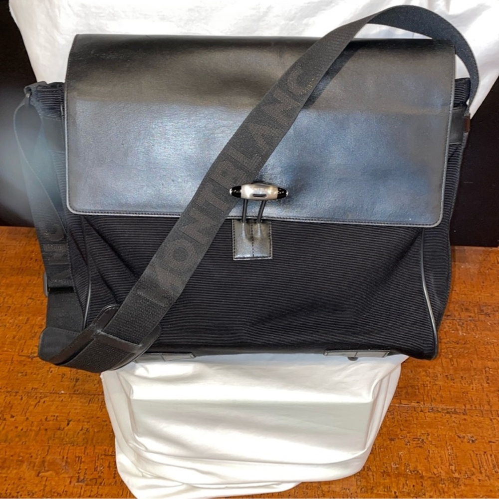 Montblanc Black Messenger Bag